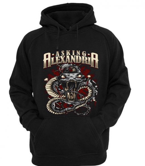 Asking Alexandria snake hoodie