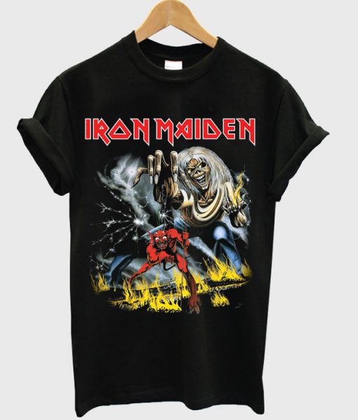 iron maiden the number of the beast t-shirt