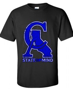 CA state of mind t-shirt