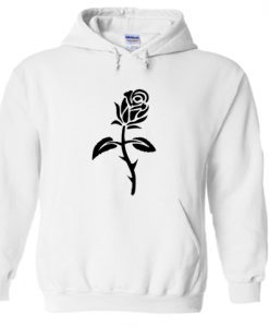 black rose hoodie