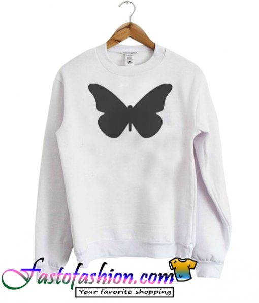 Butterfly Gray Sweatshirt