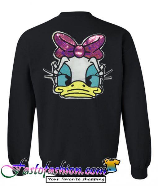 Daisy Duck face sad sweatshirt