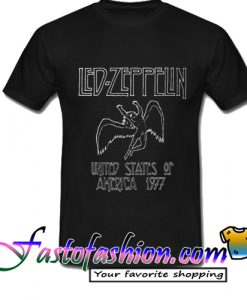 Led Zeppelin 1977 USA T Shirt