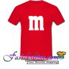 M Font T Shirt