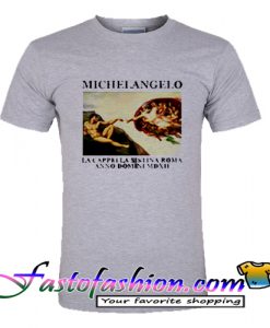 Michelangelo La Capella grey T Shirt