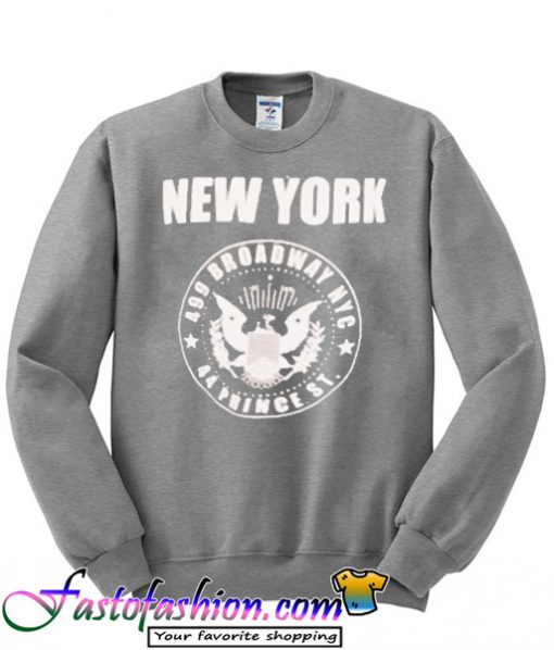 NY Broadway and Prince Sweatshirt