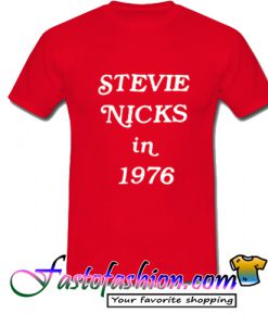 Stevie Nicks in 1976 T Shirt