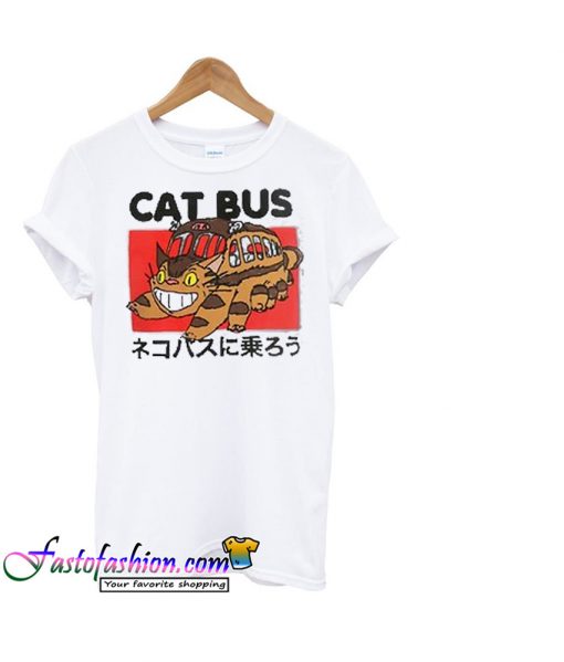 Totoro Cat Bus Style T shirt