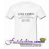 Unicorn Noun T Shirt