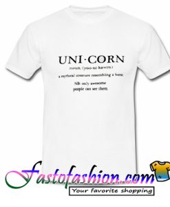 Unicorn Noun T Shirt