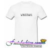Wonderwall Baseball T Shirt