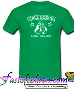 girls boxing bronx new york tshirt