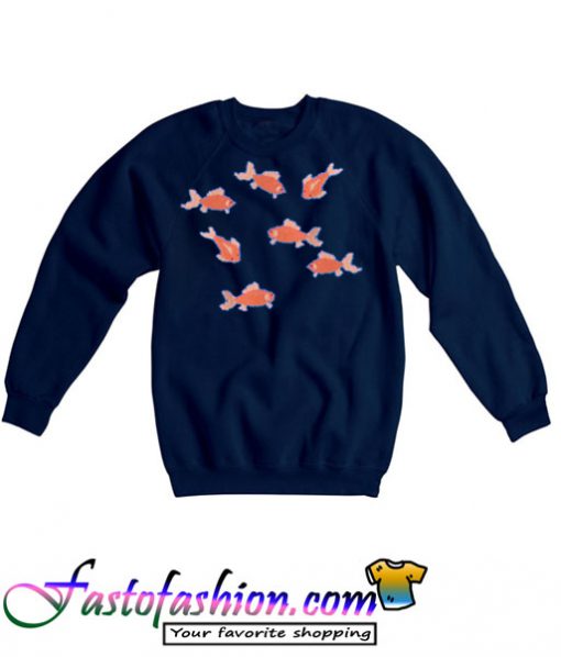 gold fish sweatshirt