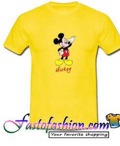 looking mickey mouse T Shirt