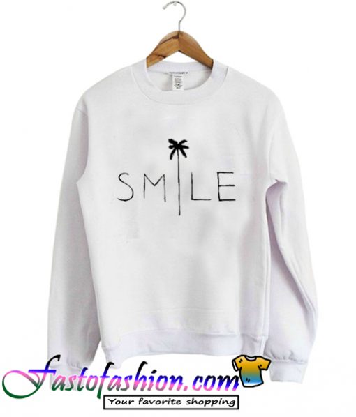 smile sweatshirt