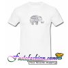 Bohemian Elephant Ringer T Shirt