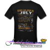 Kings Are Born In July T Shirt