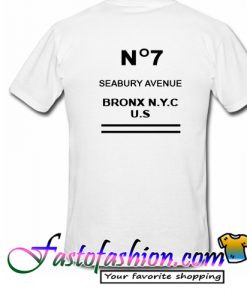 Seabury Avenue Bronx T Shirt