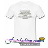 Why do we talk about love T Shirt