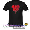 Elephant Delta Triangle Sigma Red Theta T Shirt