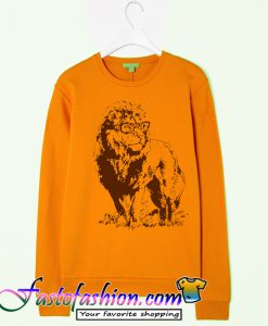 Lion Professor Sweater Unisex Sweatshirt