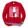 Llama Patterned Ugly Christmas Sweatshirt