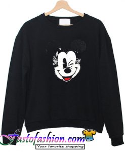 Sequin Mickey Mouse Sweatshirt
