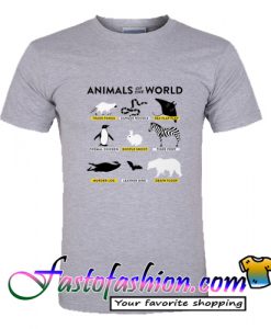 Animals Of The World T Shirt