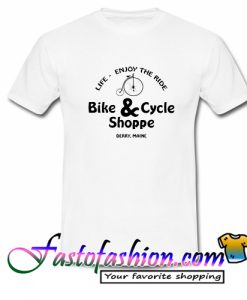 Enjoy The Ride Bike & Cycle Shoppe T Shirt