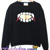 Gabby Show Vampire Teeth Cut Sweatshirt