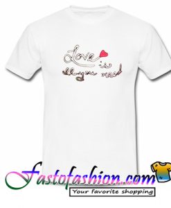 Love Is All You Need T Shirt