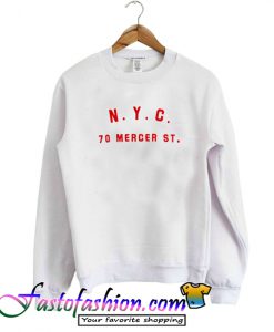 NYC 70 Mercer St Sweatshirt