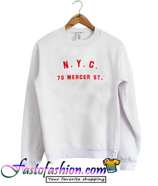 NYC 70 Mercer St Sweatshirt