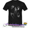 Pattern Sketch of Hands T Shirt