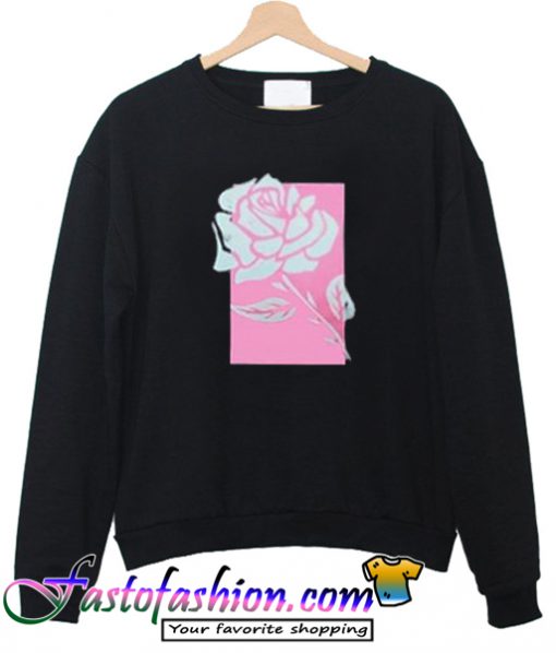 Pink Box Rose Sweatshirt