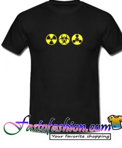 Radioactive Chemical Hazard Biohazard T Shirt