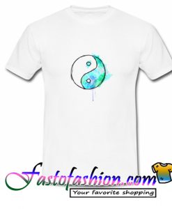 Yin Yang Watercolor T Shirt