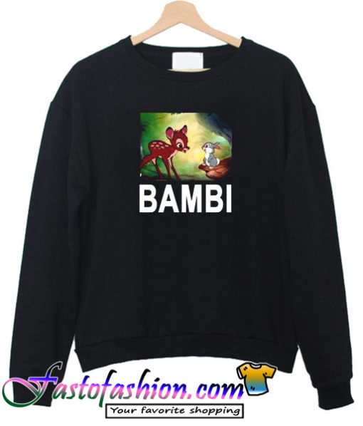 Bambi and Rabbit Sweatshirt