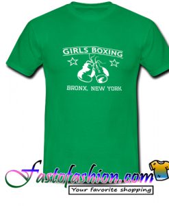 Girls Boxing Bronx New York T Shirt