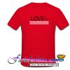 Lover T Shirt back