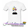 Minimalist Popping Planets T Shirt