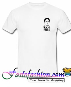 The Office Dwight Schrute False T Shirt