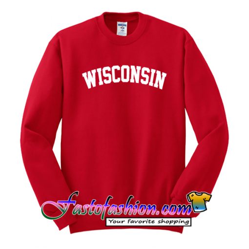 Wisconsin Red Sweatshirt