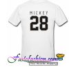 Mickey 28 T Shirt back