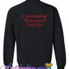 Out Standing Motor Cycle Club Inc Sweatshirt back