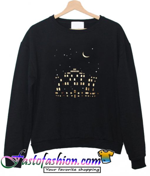 Stars On City Night Sweatshirt