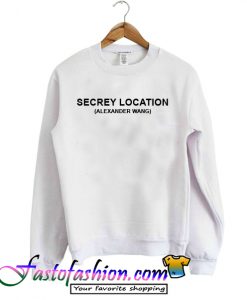 Secret Location Alexander Wang Sweatshirt