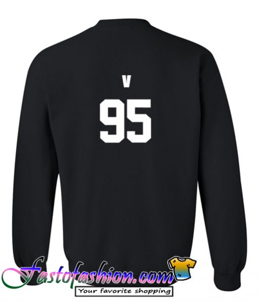 v 95 sweatshirt back