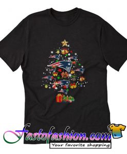 New England Patriots Christmas tree T Shirt
