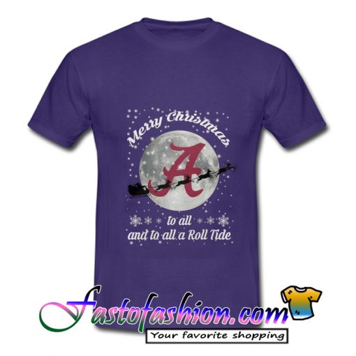 Alabama Crimson Tide Merry Christmas T-Shirt